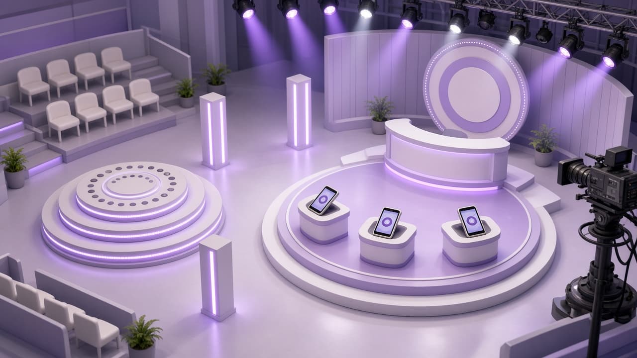 Live trivia game-show platform — stream, questions and leaderboard