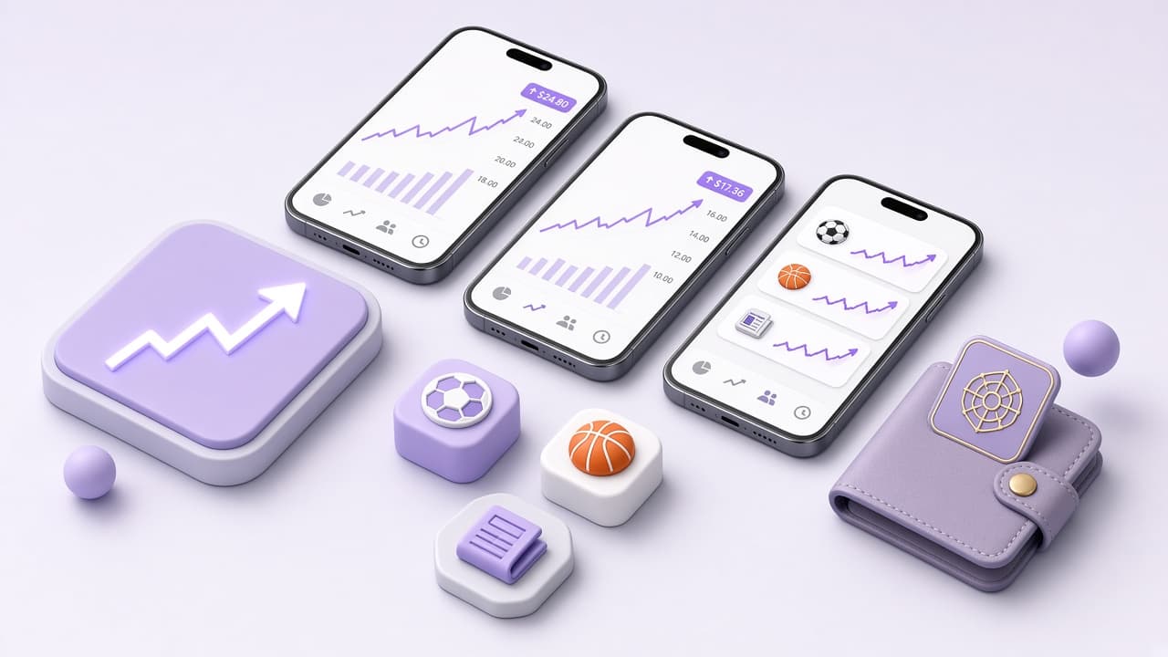Opinion trading app — events, prices and positions