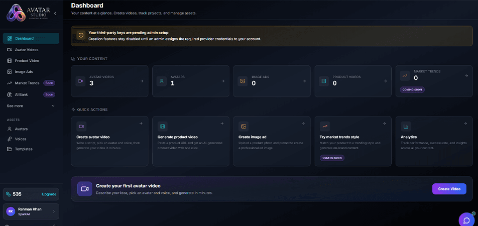 Avatar Studio product screenshot