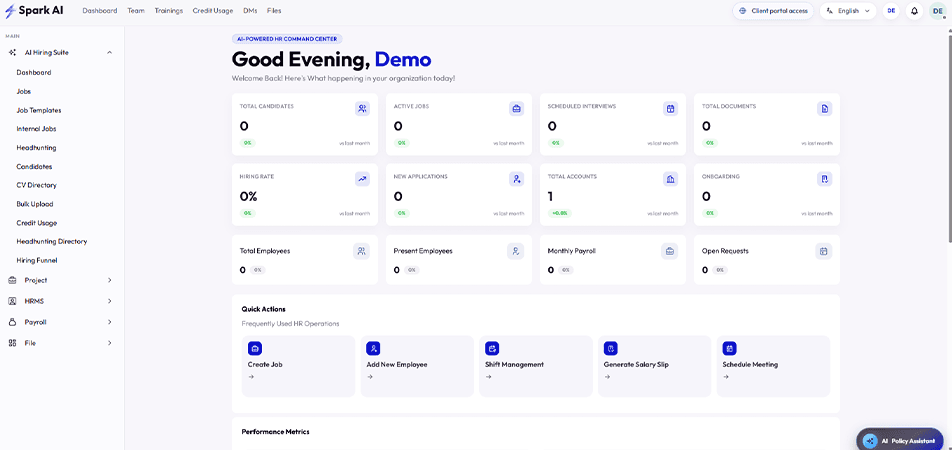 AI Hire product screenshot