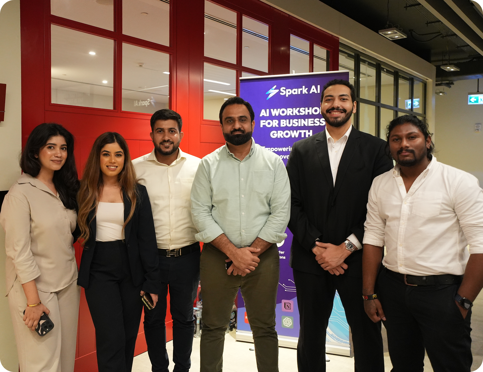Spark AI workshop participants and organizers
